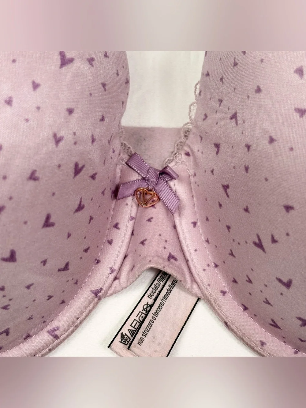 Victoria’s Secret Mauve Heart Bra 36D